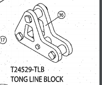 T 24529-TLB-BO     TONG LINE BLOCK, BREAK OUT