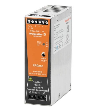 PRO ECO3 120W 24V 5A Weidmüller Power Converter